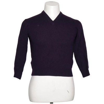 Knit Knit, Pullover, Größe: S/M, Lila, Einfarbig, Feinstrick, Herren #h0v