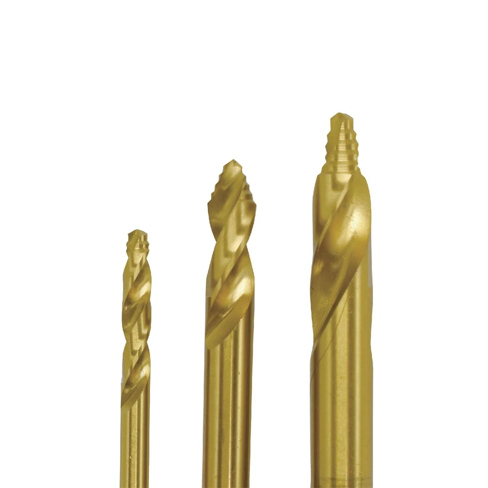 Matco tools DBQC21HSBS Quick-change stubby hyper-step drill bit set - Image 4 of 4