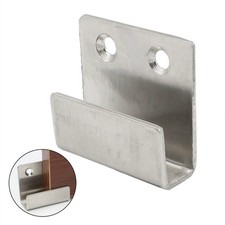 U Shape Corner Brackets Made Of Silver Stainless-Steel Easy To Install And Use