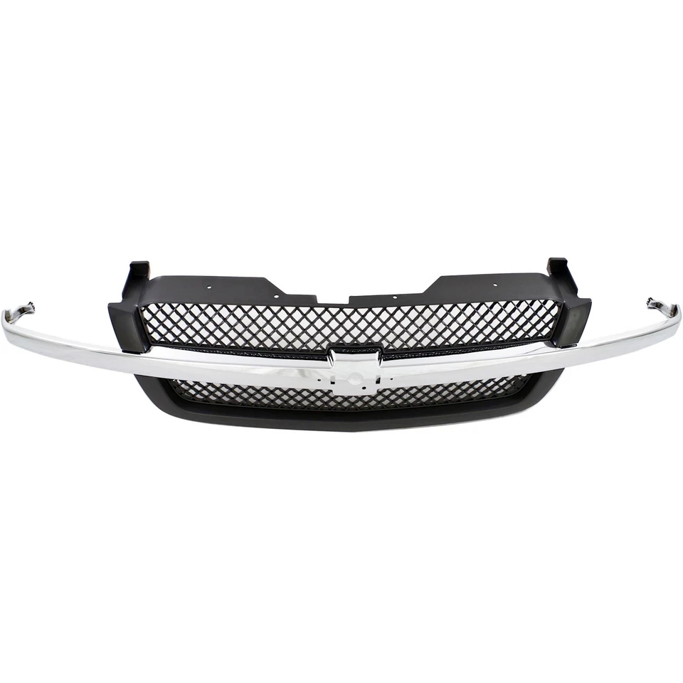 Grille For 2003-2006 Chevrolet Silverado 1500 Avalanche 1500 incl. 2007 Classic Foto 4 de 4