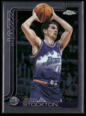 John Stockton 2025-26 Topps Chrome #250 Utah Jazz 3