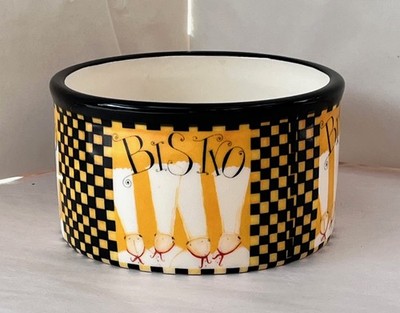 Certified International Dan Di Paolo 5  Dia Chefs w Tall Hats Dip or Chilli Bowl