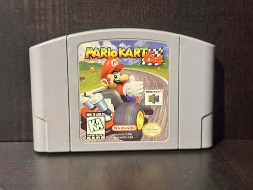 Mario Kart 64 (Nintendo 64, 1997) N64 Authentic Cartridge Only, Tested