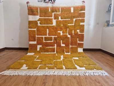 New Moroccan Berber Style Wool Rug Color As Photo Handmade Design Carpet Rug