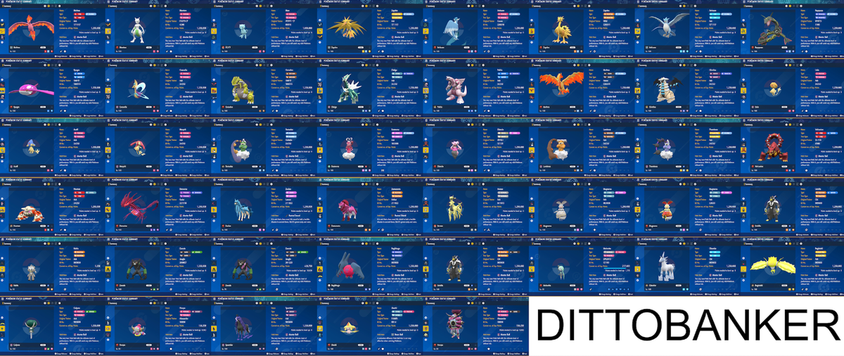 Pokemon SCARLET & VIOLET ✨ALL LEGENDARY Bundle (x89) SHINY