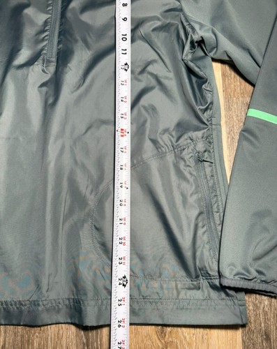 Green Bay Packers Jacket Nike 1/4 Zip Golf Tour Gray Pullover Women’s Size Large - Picture 6 of 10