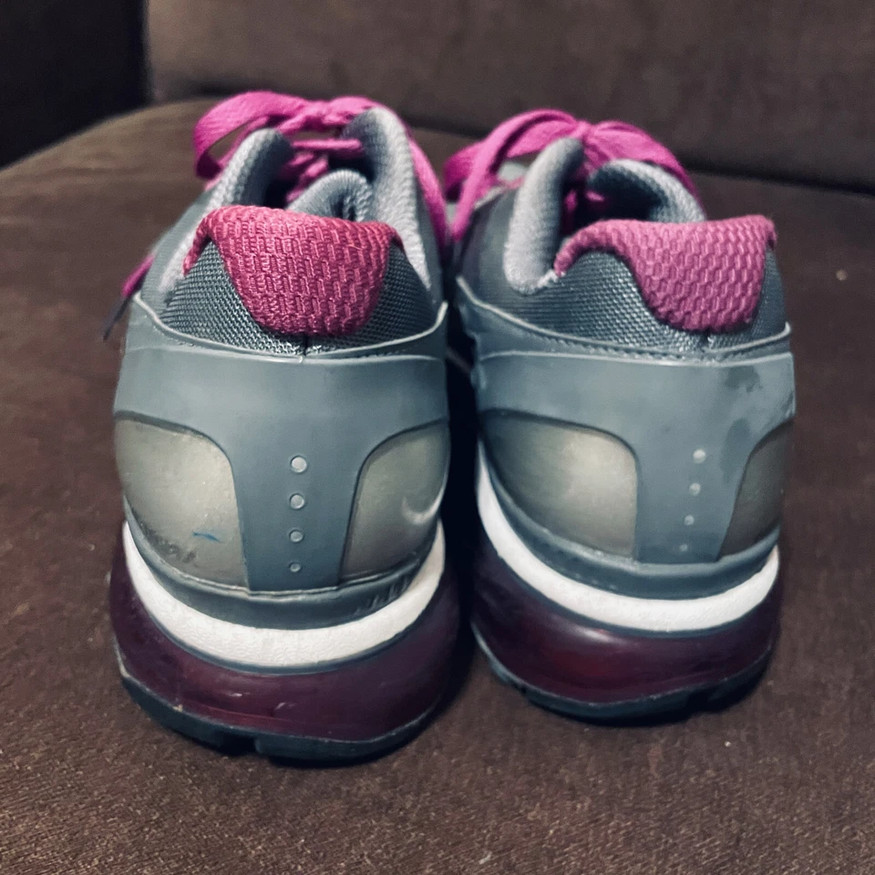 NIKE AIR MAX 2010 FLYWIRE SNEAKERS-#386374-005 GRAY PURPLE Women's 8.5 US 40 EUR - Image 4 of 4