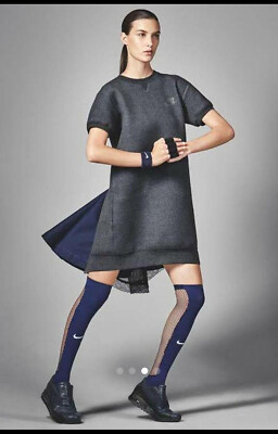 Nike Nike LAB x Sacai Tech Fleece Dark Grey Navy Blue Dress