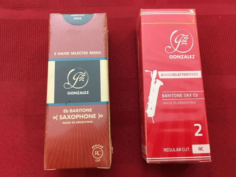 One Box of 5 GONZALEZ Eb BARITONE SAXOPHONE REEDS #2 - SAX