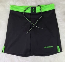 Sanabul Shorts Mens SZ34 Black Green MMA Martial Arts Fight
