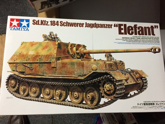 Tamiya 35325 1/35 German SdKfz 184 Schwere Jagdpanzer Elefant Heavy Tank Destroy for sale online