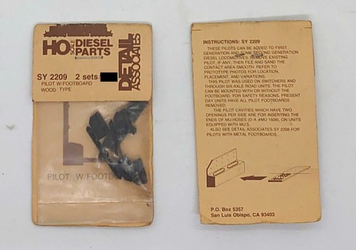 DETAIL ASSOCIATES American HO Scale Detailing Parts - Multi Listing - Picture 110 of 203