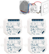 Interruttore Tapparelle Wifi, 4Pz Modulo Comando per Tapparelle Elettriche, 300W