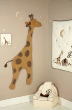 NoJo Dreamy Nights Giraffe Soft Wall Sculpture, Nursery Decoration