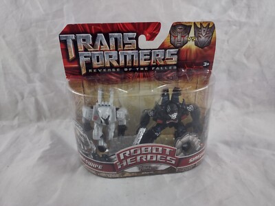 Transformers Revenge of the Fallen Robot Heroes Seitenwisch & Seitenfiguren