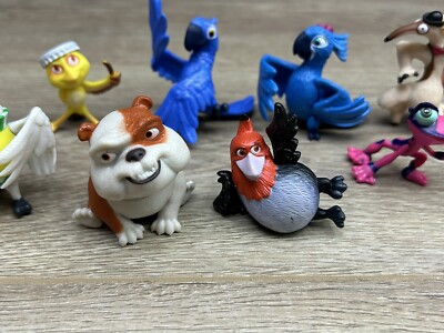 RIO 2 Fox Animation Movie PVC Figure Cake Topper Toy Lot Of 8 | eBay