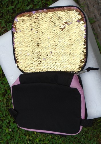 Ideal für Schulanfang Wende Pailletten EINHORN Rucksack mit passender Brotdose - Bild 6 von 6