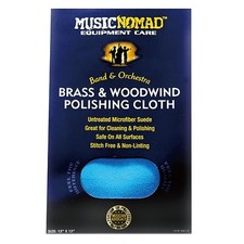 MusicNomad Brass Woodwind Premium Microfiber Polishing Cloth MN730