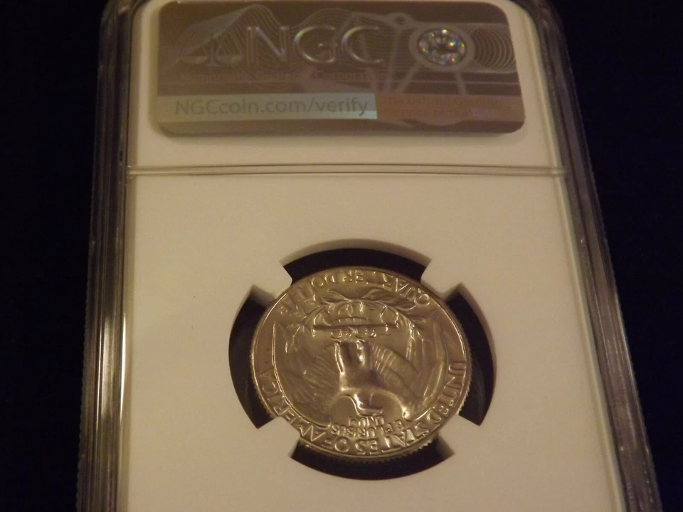 1966 25C Washington Quarter NGC MS 67 - Image 2 of 2