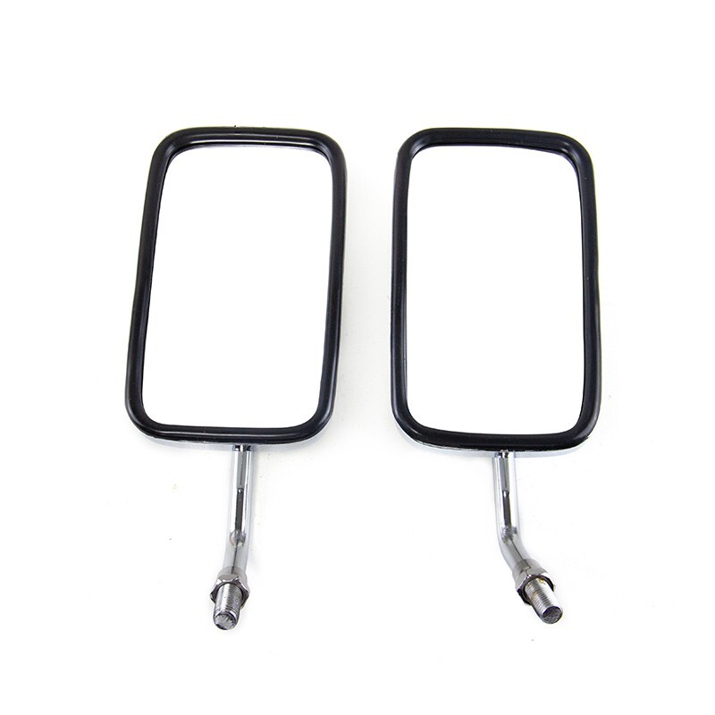 Emgo Big Chrome Mirrors – Honda VT1300 Fury, VTX1300, VTX1800, Pair Left & Right