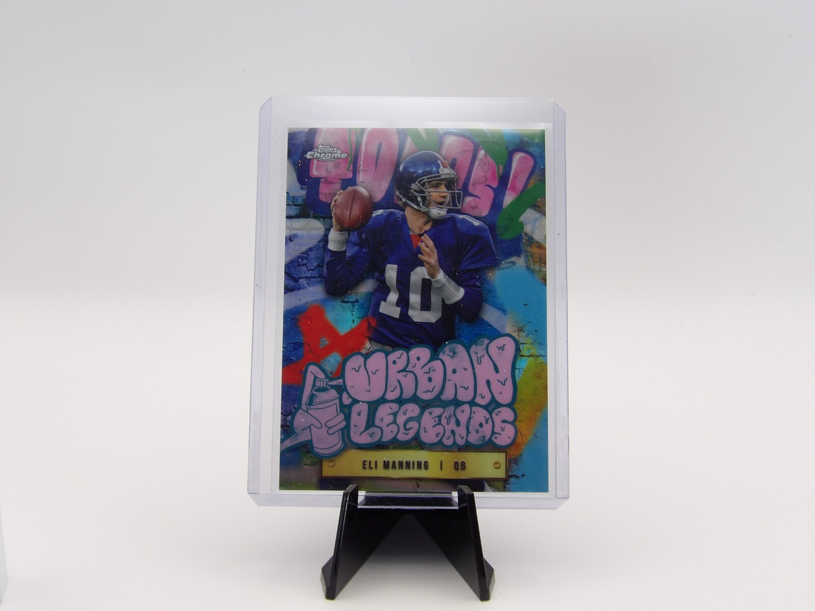 2024 Topps Chrome Eli Manning Urban Legends Refractor SSP
