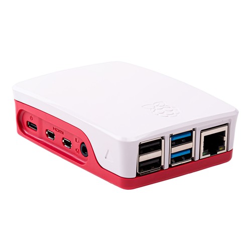 Offizielles Raspberry Pi 4 Gehäuse rot/weiß - 第 1/3 張圖片