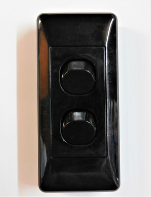 CLIPSAL ELEKTRISCHER DOPPELSCHALTER 12V ARCHITRAV WOHNMOBIL CARAVAN BOOT CAMPER 