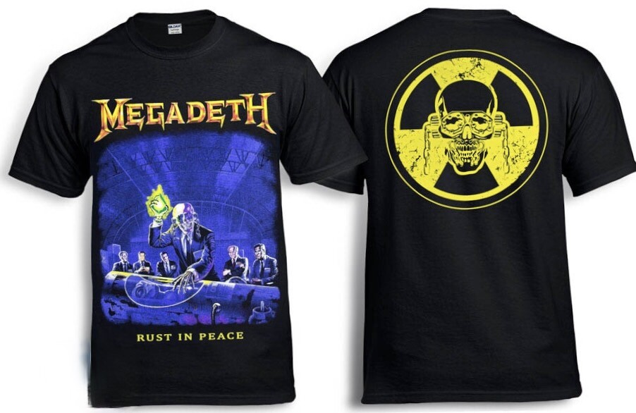 Official Megadeth T Shirt Rust in Peace 30th Anniversary