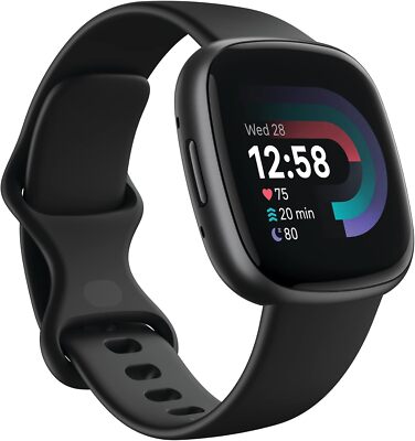Fitbit Versa 4 Fitness Smartwatch - Black