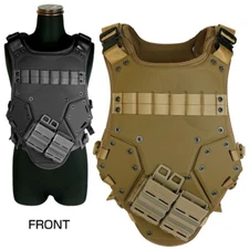 Soldier Vest Combat Armor Tactical Plastic Body Breast Plate Guard Riot Police