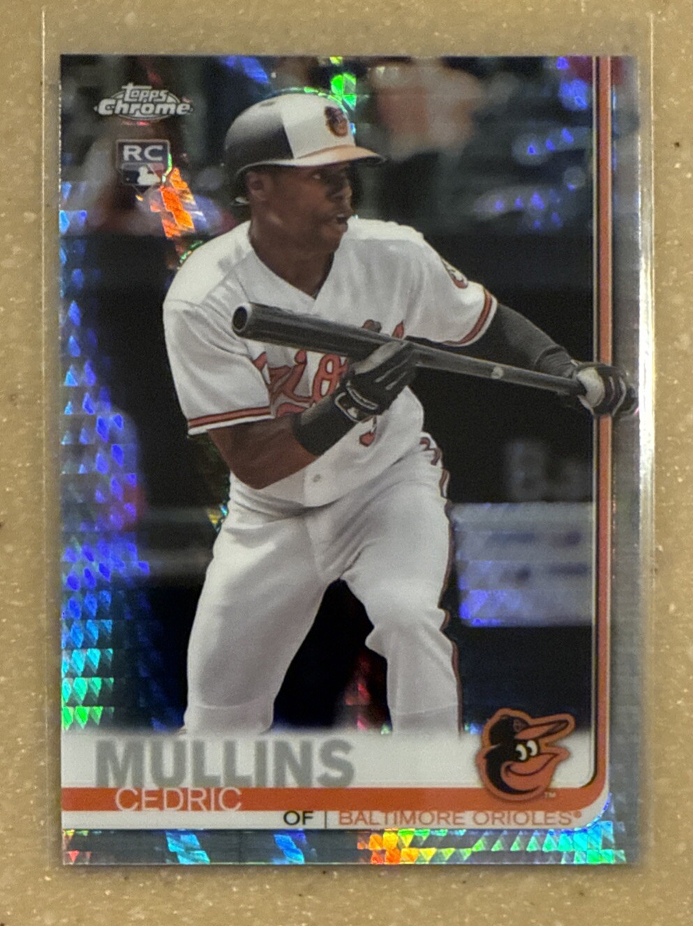 2019 Topps Chrome Cedric Mullins Prism Prizm Refractor RC #52