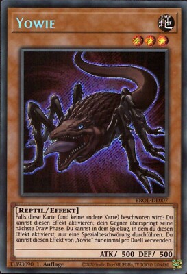 BROL-DE007 Yowie 1 Aufl. Secret Rare aus Brothers of Legend