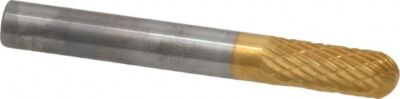 SGS PRO Abrasive Bur SC-1 1/4'' Cut Dia Cylinder with Radius End Double Cut 11715