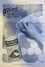 1915 Advertisement Old Dutch Cleanser Cleaning Tiling