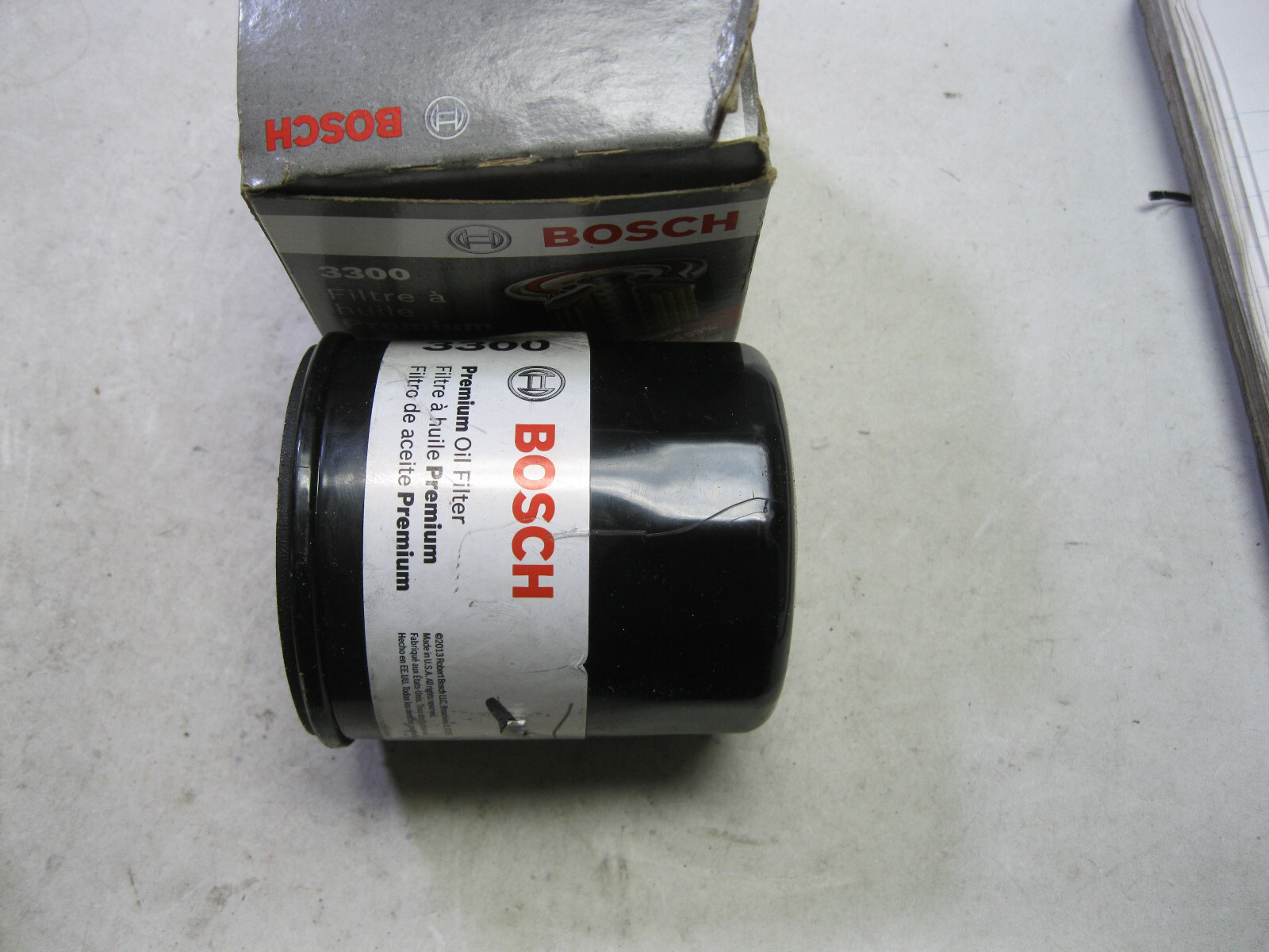 BOSCH 3300 cross reference oil filters