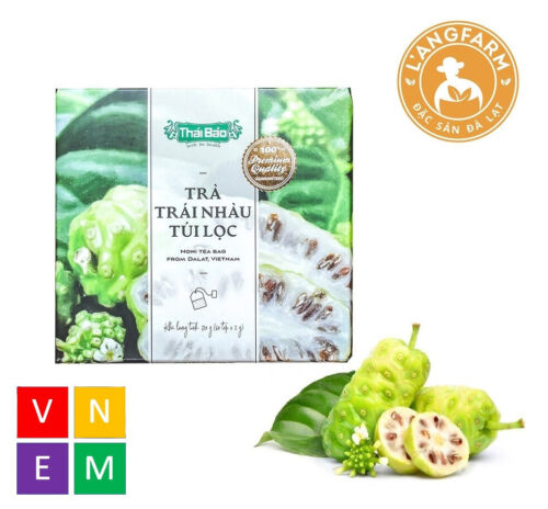 NONI TEA BAG FROM DALAT - VIETNAM, 100% PREMIUM QUALITY, HERB FOR HEALTH - Picture 1 of 6