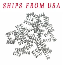 KAISH 50-Pack Steel Guitar Bridge Saddle Intonation Springs for American Strat