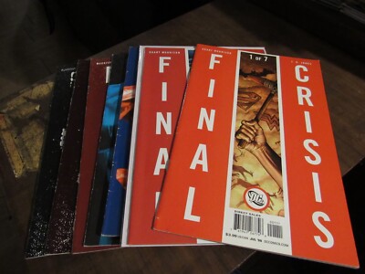 Final Crisis #1 2 3 4 5 6 7 EPIC EVENT Comic Book Set 1-7 Complete Mini Series