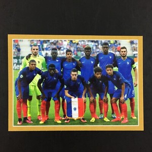 Kylian Mbappe Rookie RC Sticker Panini World Cup 2018 #90 / Young France Team