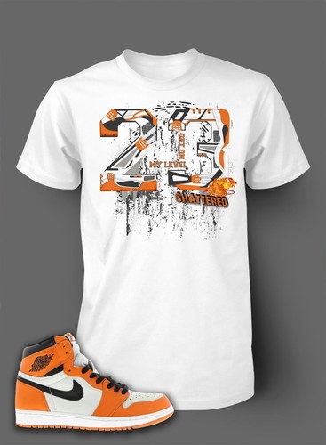 Men White Short Sleeve JORDAN 1 RETRO 