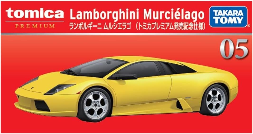 TOMICA PREMIUM 05 Lamborghini Murcielago 1/62 TOMY 2023 July New