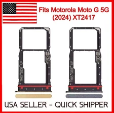 For Motorola Moto G 5G 2024 XT2417 SIM TRAY SD Memory Card Slot Holder Part