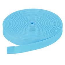 50 Yard x 1 Inch Width Nylon Webbing Strap Poly Flat Webbing Strapping Sky Blue