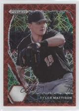 2021 Panini Prizm Draft Picks Red Velocity Prizm Tyler Mattison #PDP104 n1u