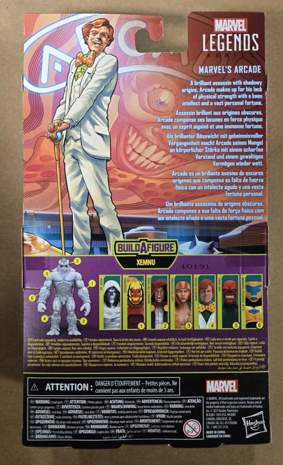 Figura de acción Marvel Legends ARCADE Super Villains Xemnu BAF Wave • 6 pulgadas Foto 2 de 2