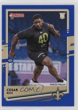 2020 Panini Donruss Rookie Press Proof Blue Cesar Ruiz #281 05v0
