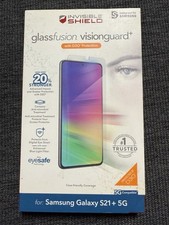 ZAGG InvisibleShield GlassFusion VisionGuard for Galaxy S21 Plus 5G with D3O