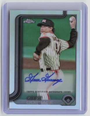 2025 Topps Chrome NPB #AC-GG Goose Gossage Chrome Autographs