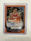 2025-26 Bowman Chrome ZACH EDEY Orange Geometric Refractor Auto /25