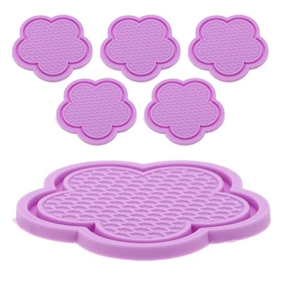 6 Pcs Car Flower Water Coaster Coasters for Cup Holders Absorbent - Image 1 of 4